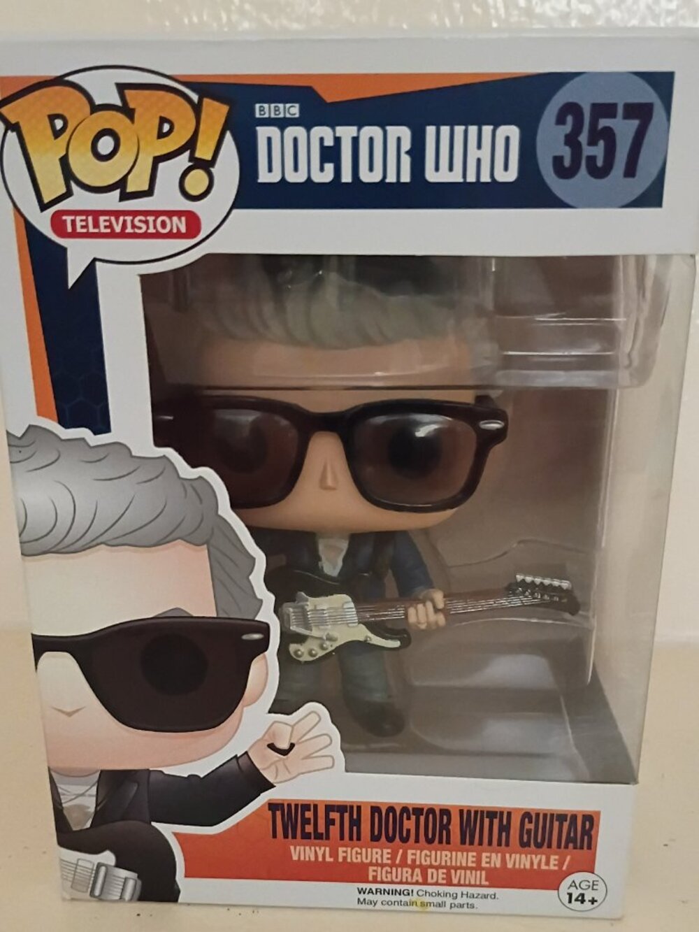 POP bobblehead TWELFTH DOCTOR WHO WITH GUITAR #357
